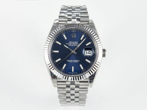Datejust 36mm 126334 VSF Blue Dial Stick Markers in White Gold - Image 6