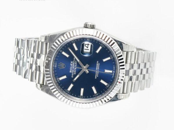 Datejust 36mm 126334 VSF Blue Dial Stick Markers in White Gold - Image 3