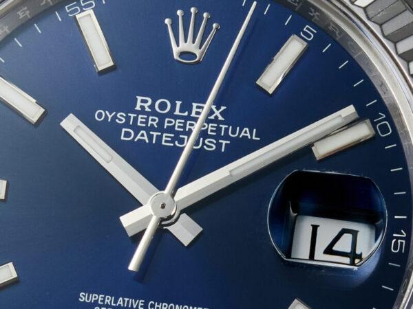 Datejust 36mm 126334 VSF Blue Dial Stick Markers in White Gold - Image 11