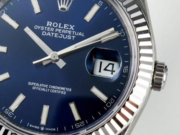 Datejust 36mm 126334 VSF Blue Dial Stick Markers in White Gold - Image 12