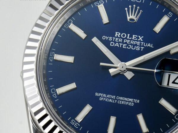Datejust 36mm 126334 VSF Blue Dial Stick Markers in White Gold - Image 10
