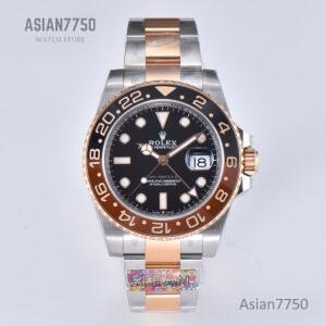 GMT Master II 126715 CHNR Clean Factory “Rootbeer” in Rose Gold and Steel