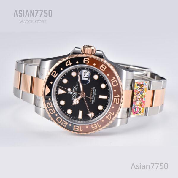 GMT Master II 126715 CHNR Clean Factory “Rootbeer” in Rose Gold and Steel - Image 6