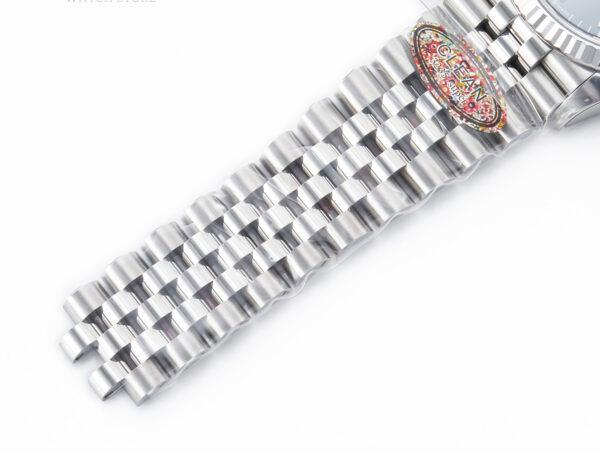Datejust 41 Black Dial Stick Markers in Steel Clean Factory - Image 14