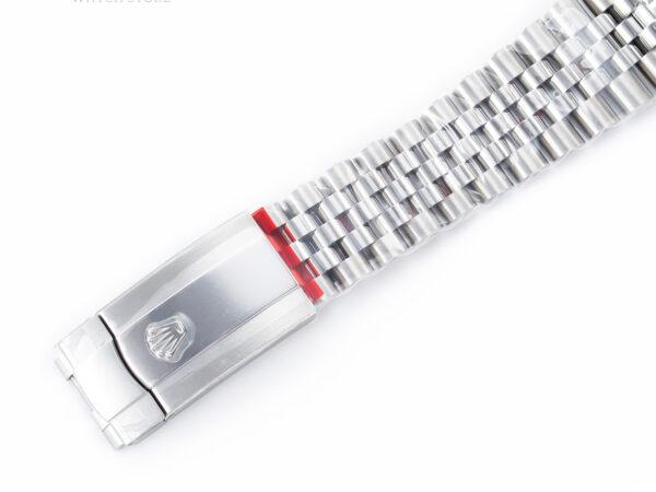 Datejust 41 Black Dial Stick Markers in Steel Clean Factory - Image 15