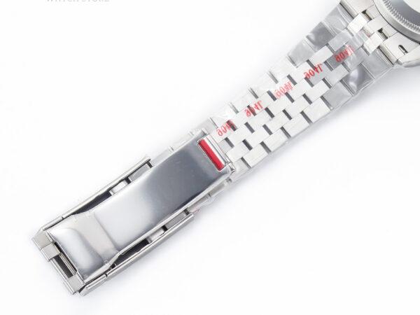 Datejust 41 Black Dial Stick Markers in Steel Clean Factory - Image 16