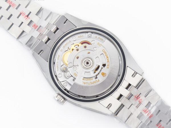 Datejust 41 Black Dial Stick Markers in Steel Clean Factory - Image 26