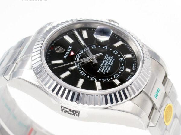 Sky-Dweller 326934 904L SS ZF 1:1 Best Edition Black Dial on SS Bracelet A2824 - Image 7