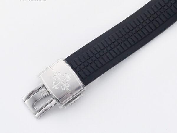 Aquanaut 5167 40mm SS 3KF 1:1 Best Edition Black Dial on Black Rubber Strap A330 Super Clone V3 - Image 21