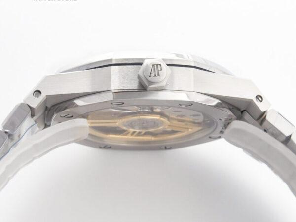 Royal Oak 41mm 15500 SS ZF 1:1 Best Edition Black Textured Dial on SS Bracelet SA4302 Super Clone V3 - Image 17