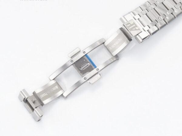 Royal Oak 41mm 15500 SS ZF 1:1 Best Edition Black Textured Dial on SS Bracelet SA4302 Super Clone V3 - Image 20