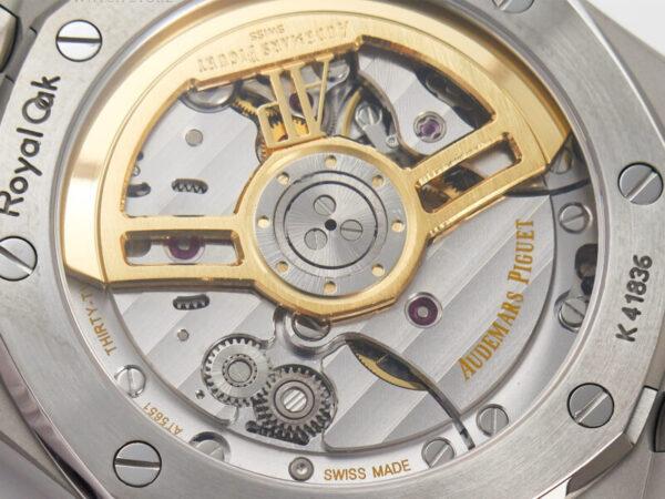 Royal Oak 41mm 15500 SS ZF 1:1 Best Edition Blue Textured Dial on SS Bracelet SA4302 Super Clone V3 - Image 20