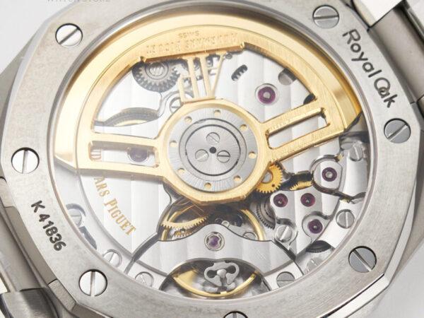 Royal Oak 41mm 15500 SS ZF 1:1 Best Edition Black Textured Dial on SS Bracelet SA4302 Super Clone V3 - Image 14