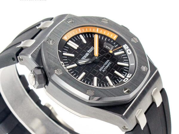 Royal Oak Offshore Diver 15707 Black Ceramic ZF 1:1 Best Edition SA3120 Super Clone - Image 7