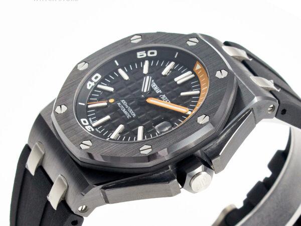 Royal Oak Offshore Diver 15707 Black Ceramic ZF 1:1 Best Edition SA3120 Super Clone - Image 8