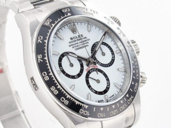 Daytona Panda 116500 Clean Factory 1:1 Best Edition 904L SS Case and Bracelet White Dial SH4131 - Image 4