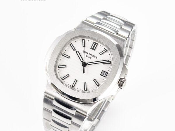 Nautilus 5711 3KF 1:1 Best Edition White Dial on SS Bracelet A324 Super Clone V2 - Image 3