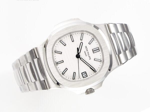 Nautilus 5711 3KF 1:1 Best Edition White Dial on SS Bracelet A324 Super Clone V2 - Image 5