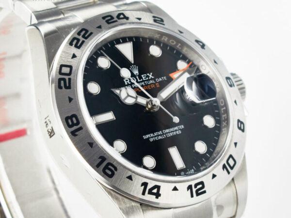 Explorer II 42mm 226570 904L SS VSF 1:1 Best Edition Black Dial on Bracelet DD3285 CHS - Image 5