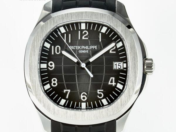 Aquanaut 5167A SS ZF 1:1 Best Edition Black Dial on Black Rubber Strap A324 Super Clone（New clasp） - Image 3