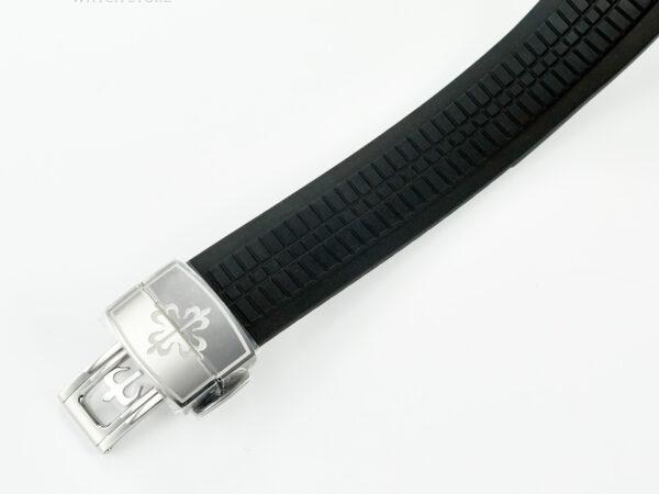 Aquanaut 5167A SS ZF 1:1 Best Edition Black Dial on Black Rubber Strap A324 Super Clone（New clasp） - Image 23