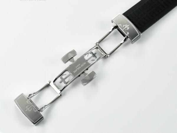 Aquanaut 5167A SS ZF 1:1 Best Edition Black Dial on Black Rubber Strap A324 Super Clone（New clasp） - Image 27