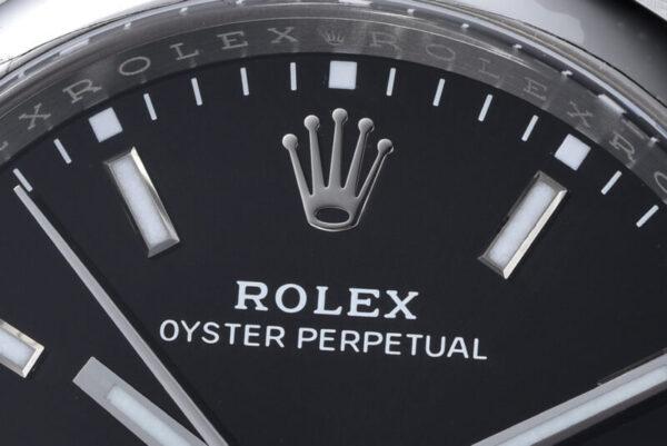 Clean Factory Rolex Oyster Perpetual 36mm Bright Black Dial 124300 - Image 5