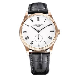 Calatrava 5119j White Dial in Rose Gold