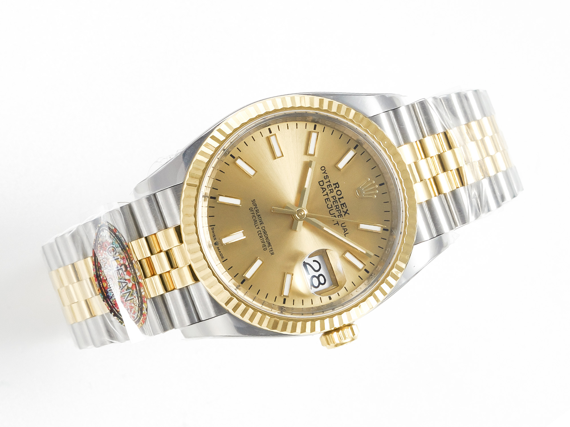 DateJust 36 126233 Clean 1:1 Best Edition 904L Steel YG Stick Dial on SS/YG Jubilee Bracelet VR3235 - Image 5