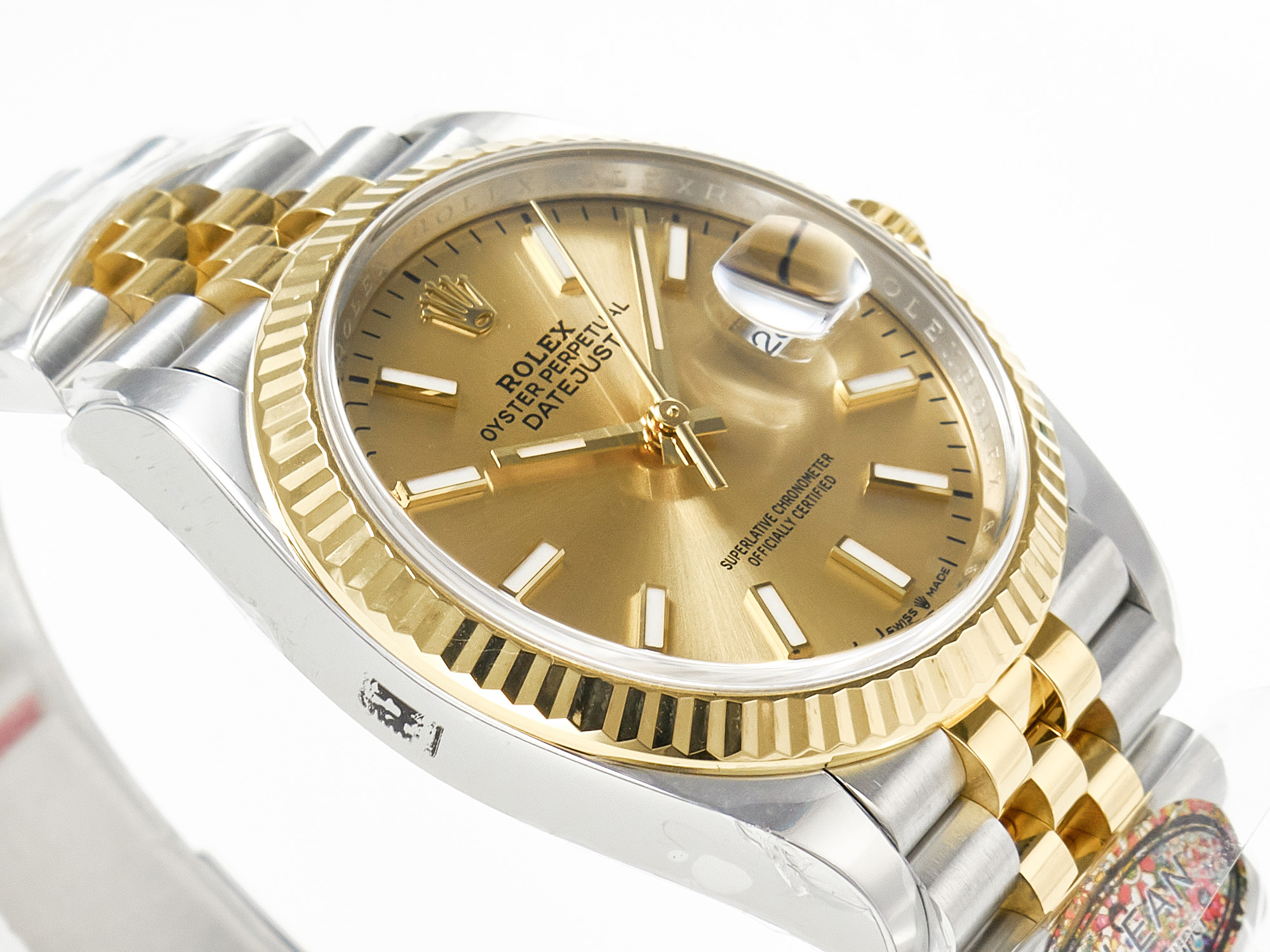 DateJust 36 126233 Clean 1:1 Best Edition 904L Steel YG Stick Dial on SS/YG Jubilee Bracelet VR3235 - Image 8