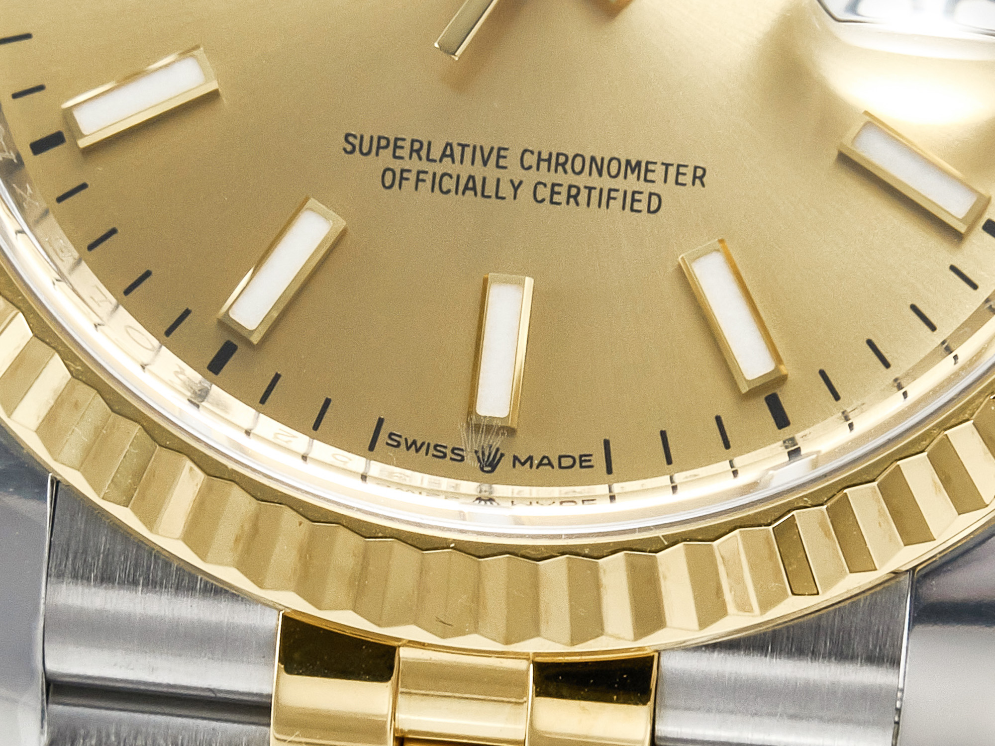 DateJust 36 126233 Clean 1:1 Best Edition 904L Steel YG Stick Dial on SS/YG Jubilee Bracelet VR3235 - Image 13