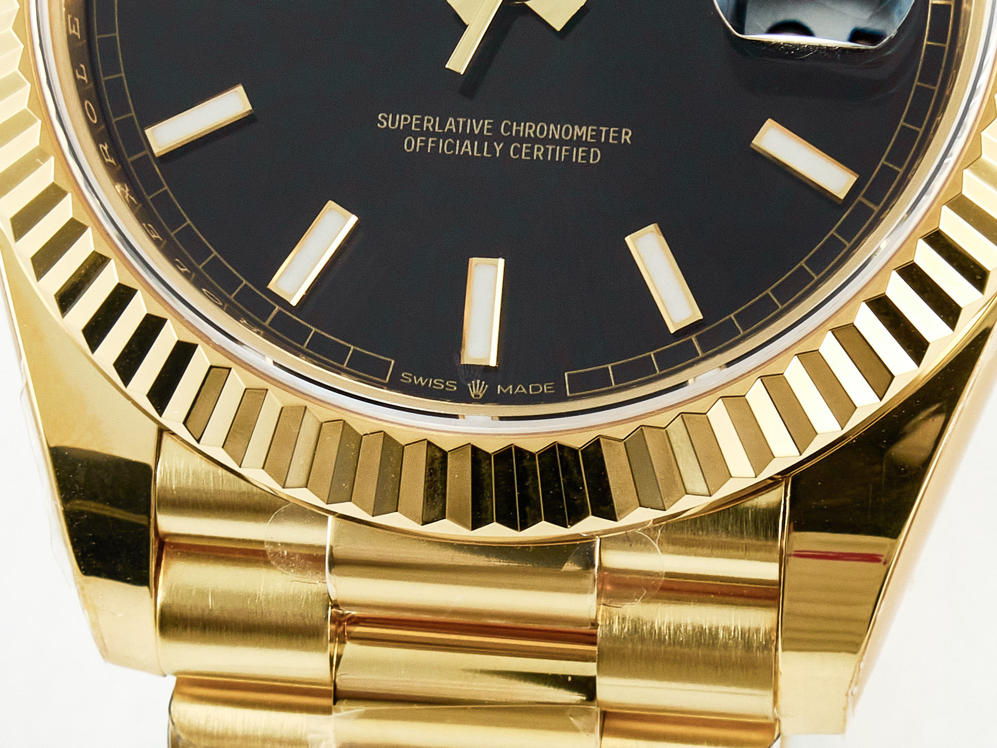 Day Date 36MM 228238 ARF 904L Steel Black Stick Dial on President Bracelet VR3255 - Image 12