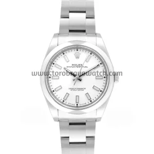 Oyster Perpetual 39mm White Dial 114301