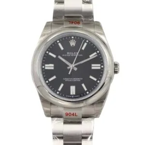 Oyster Perpetual 36mm esfera negra brillante 114300 VSF