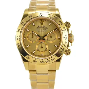 Daytona 116508 Gold Dial in Yellow Gold