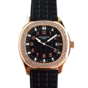 Aquanaut Luce 5068R cadran noir en or rose