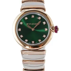Lvcea Emerald Green Dial in Rose Gold/Steel