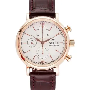 Portofino Chronograph IW391025 Edition “150 Years” White Dial in Rose Gold