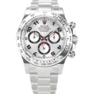 Daytona 116509 Silver Dial in White Gold