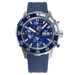Aquatimer Chronograph IW376711 cadran bleu