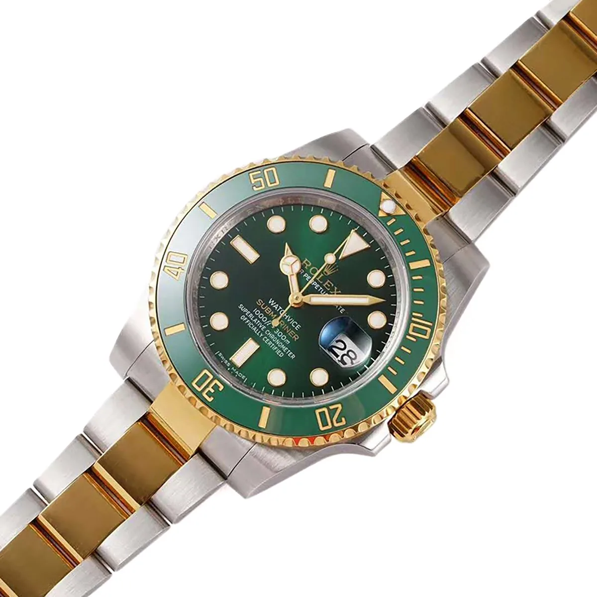 Submariner 116613LV ‘Watchvice Edition’ Hulk in oro giallo e acciaio - immagine 2