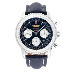 Navitimer 01 Chronograph blaues Zifferblatt in Stahl