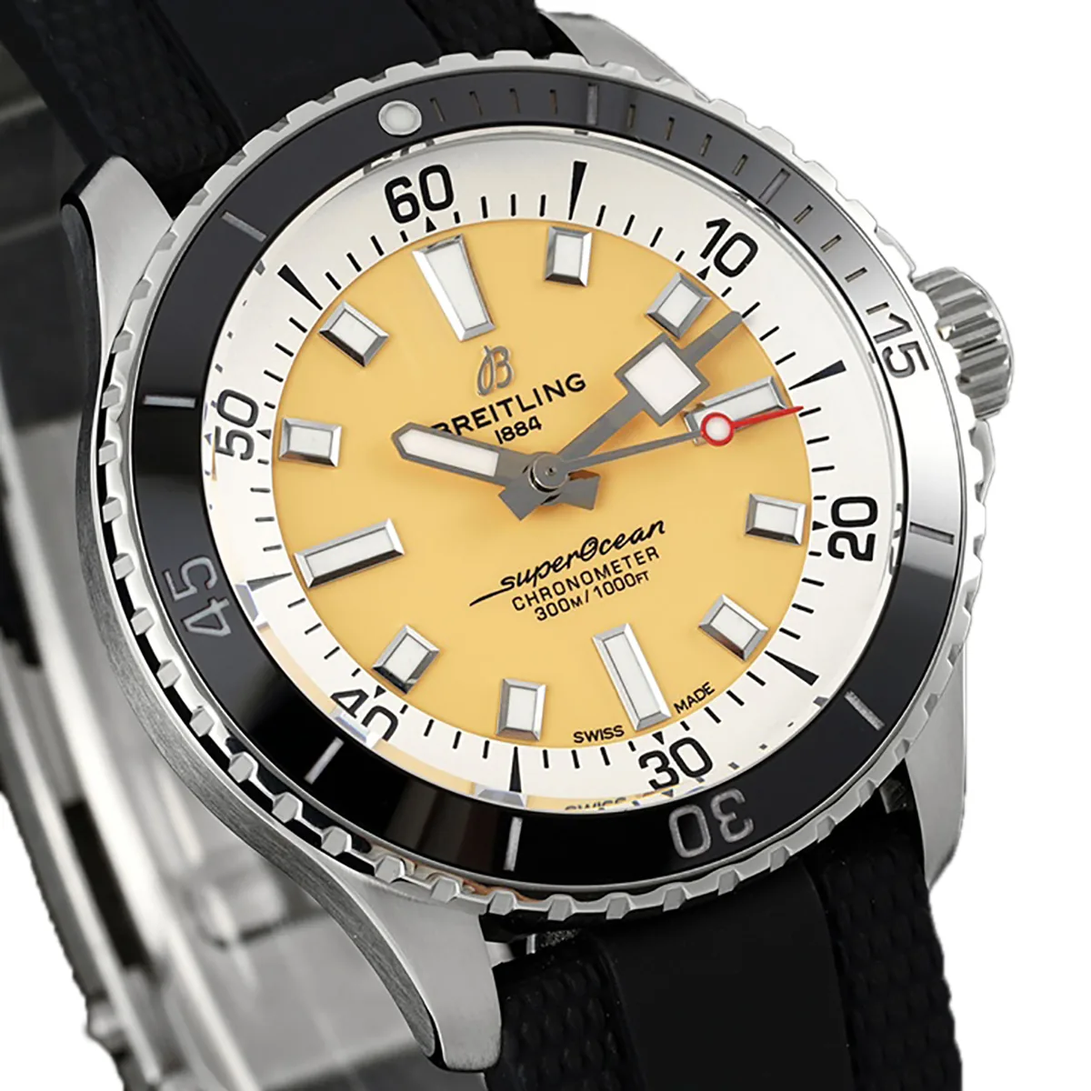 Superocean Automatic 44 quadrante giallo Ref: A17375211I1S1 - immagine 2