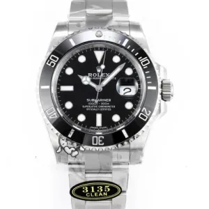 Submariner 116610 LN Black Ceramic Clean Factory 904L 1:1 Best Edition on SS Bracelet VS3135