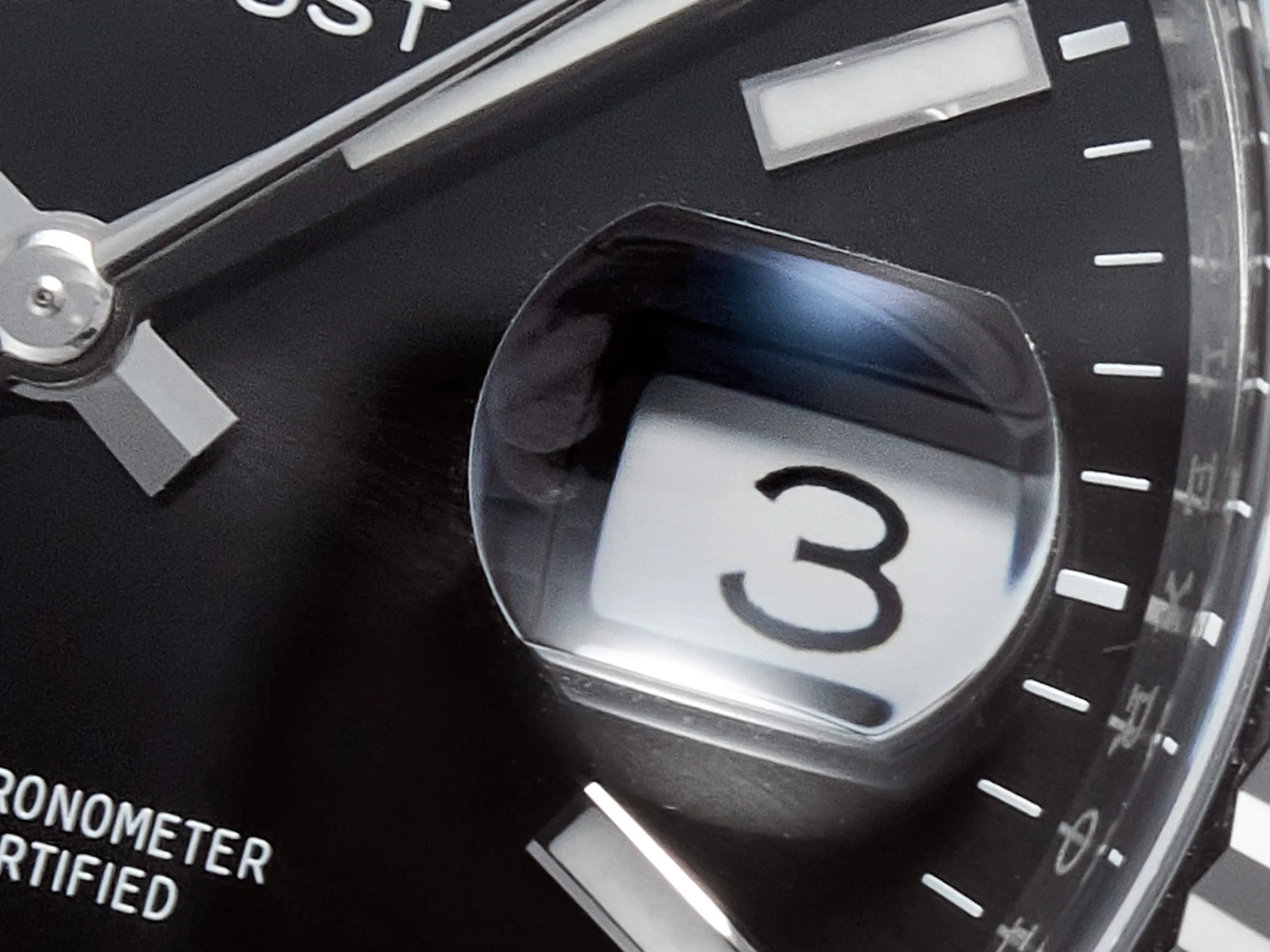 Datejust 41 quadrante nero con indici a bastone in acciaio Clean Factory - immagine 8