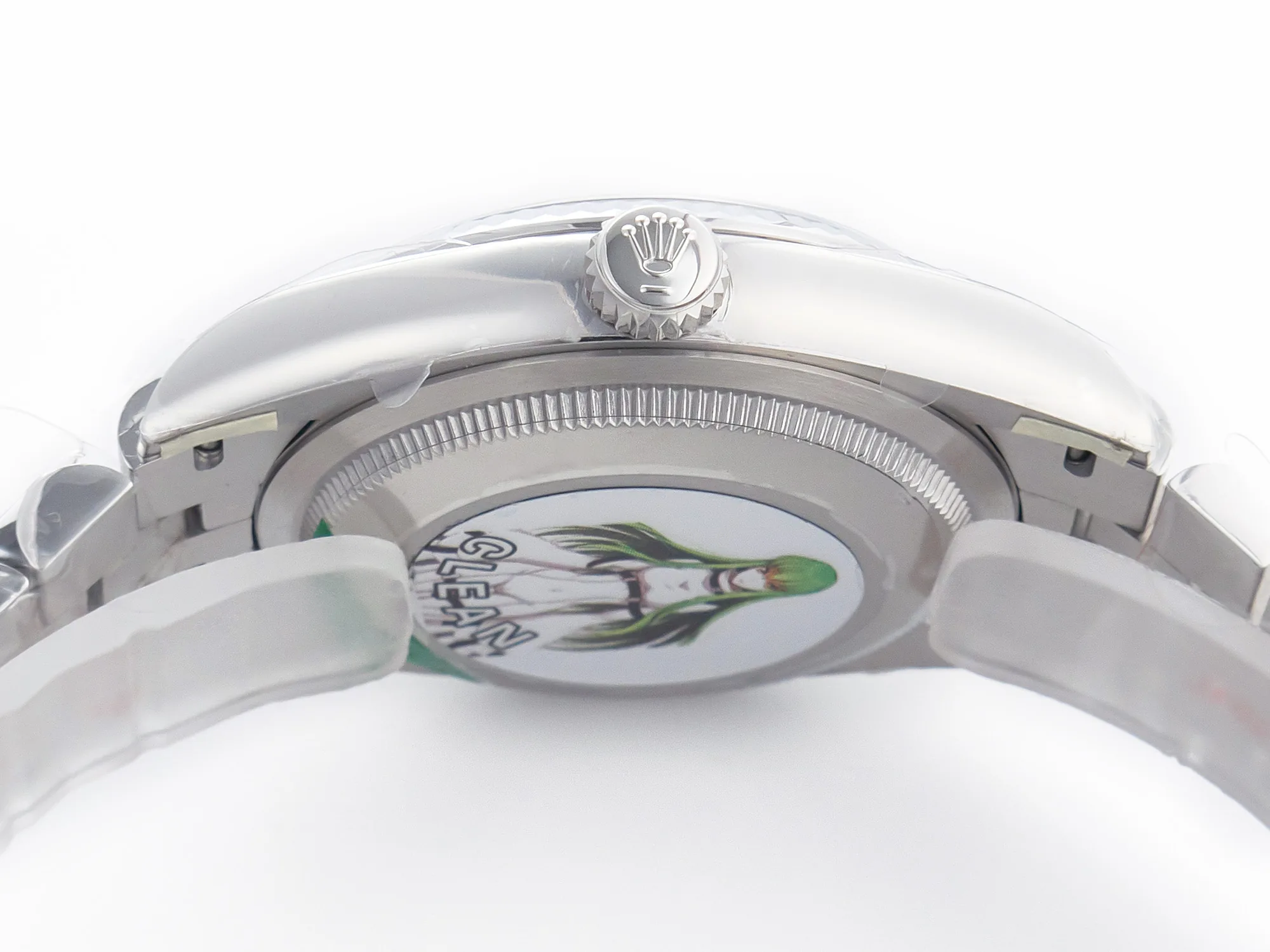 Datejust 41 quadrante nero con indici a bastone in acciaio Clean Factory - immagine 13