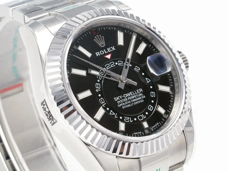 Sky-Dweller 326934 904L SS ZF 1:1 Best Edition quadrante nero su bracciale SS A2824 - immagine 13