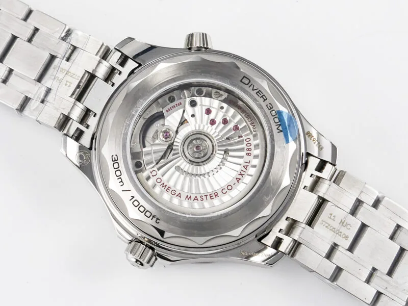 Seamaster Diver 300M VSF 1:1 Best Edition cerámica negra esfera negra con brazalete SS A8800 V2 - Imagen 22