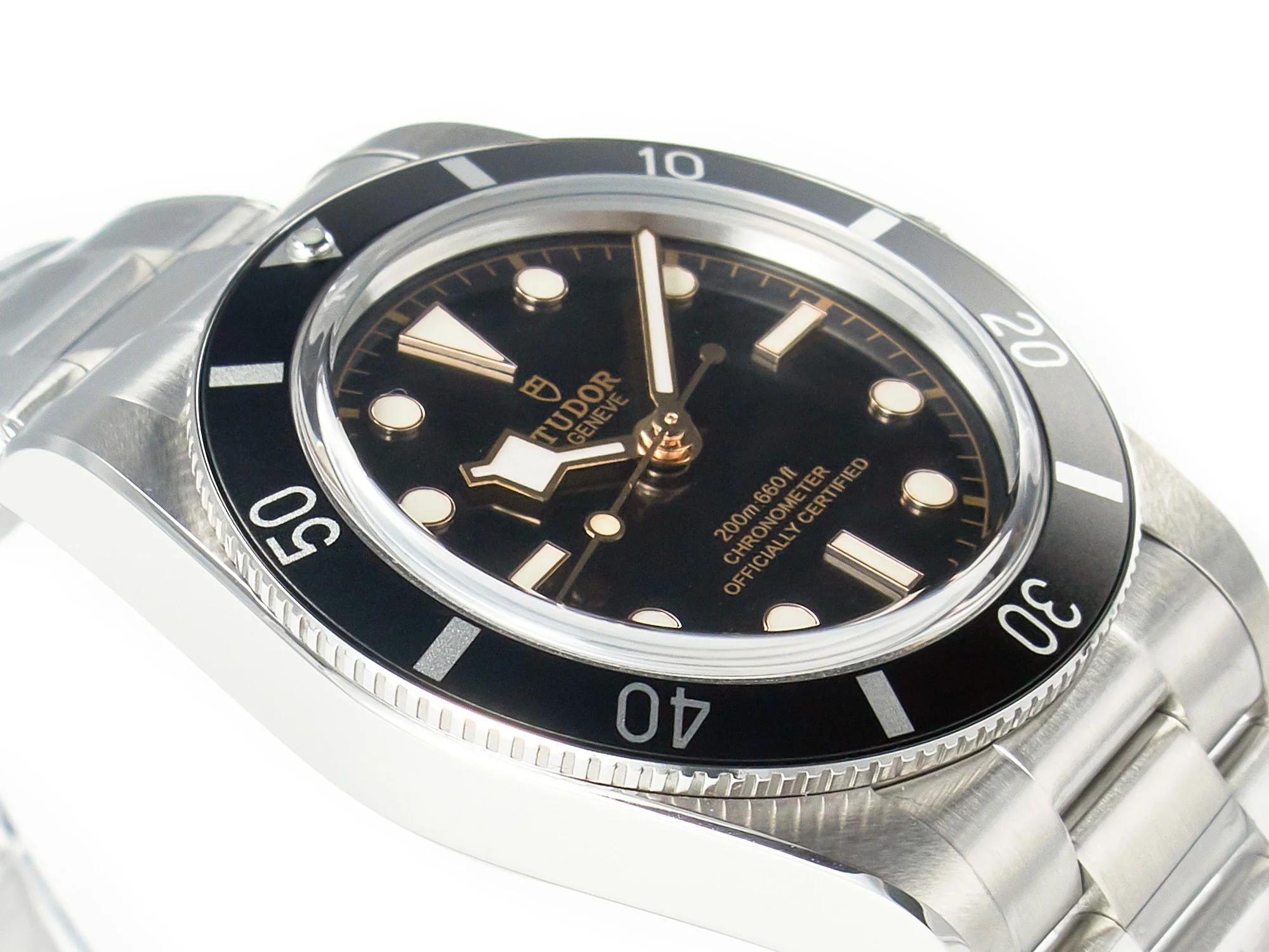 Black Bay 54 37mm SS ZF 1:1 Best Edition Black Dial on SS Bracelet A2824