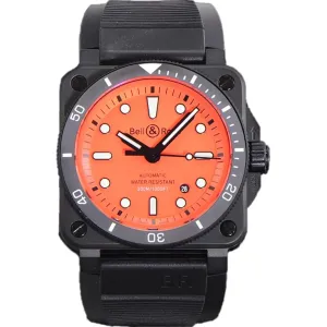 BR 03-92 Orange Dial in PVD